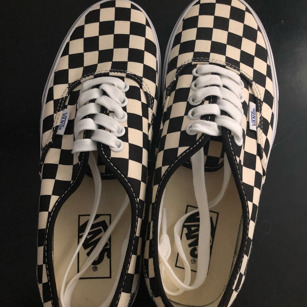 NWOT Gold Coast Authentic Vans Checkerboard